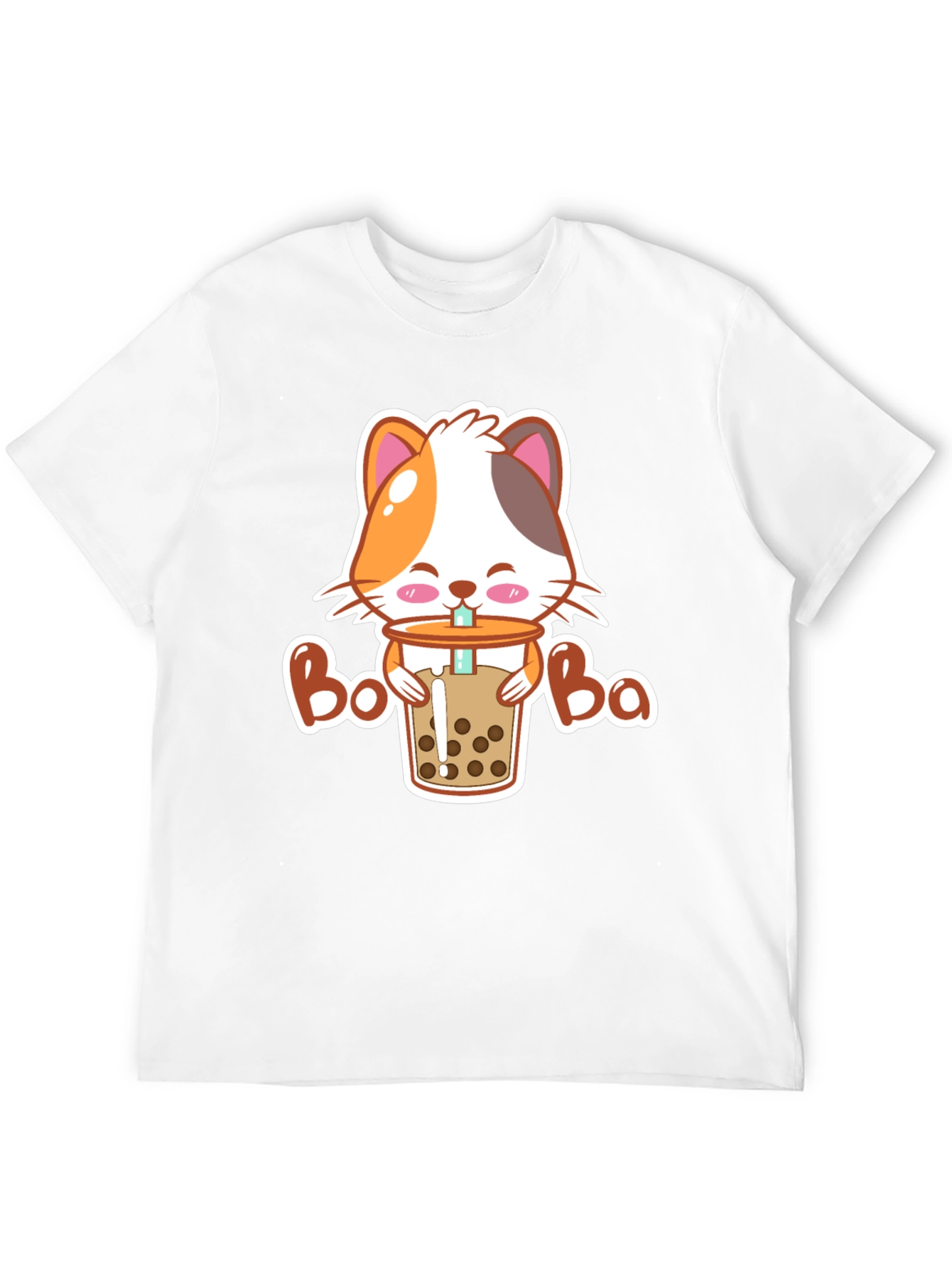 Cat Boba T-Shirt - Cute Kawaii Style