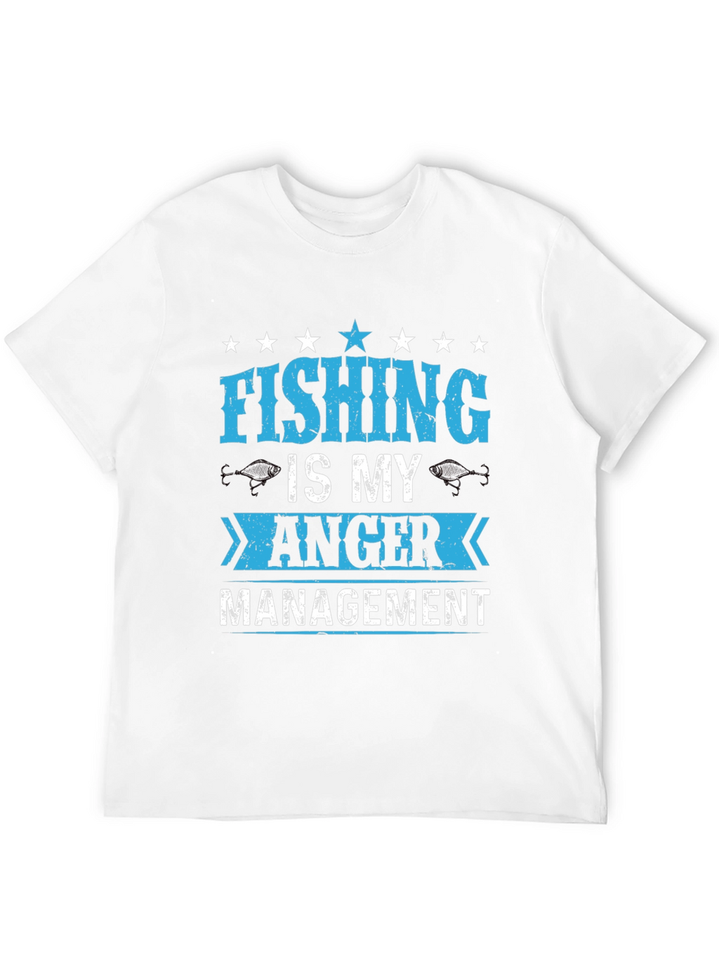Fishing Is My Anger Management Graphic T-Shirt