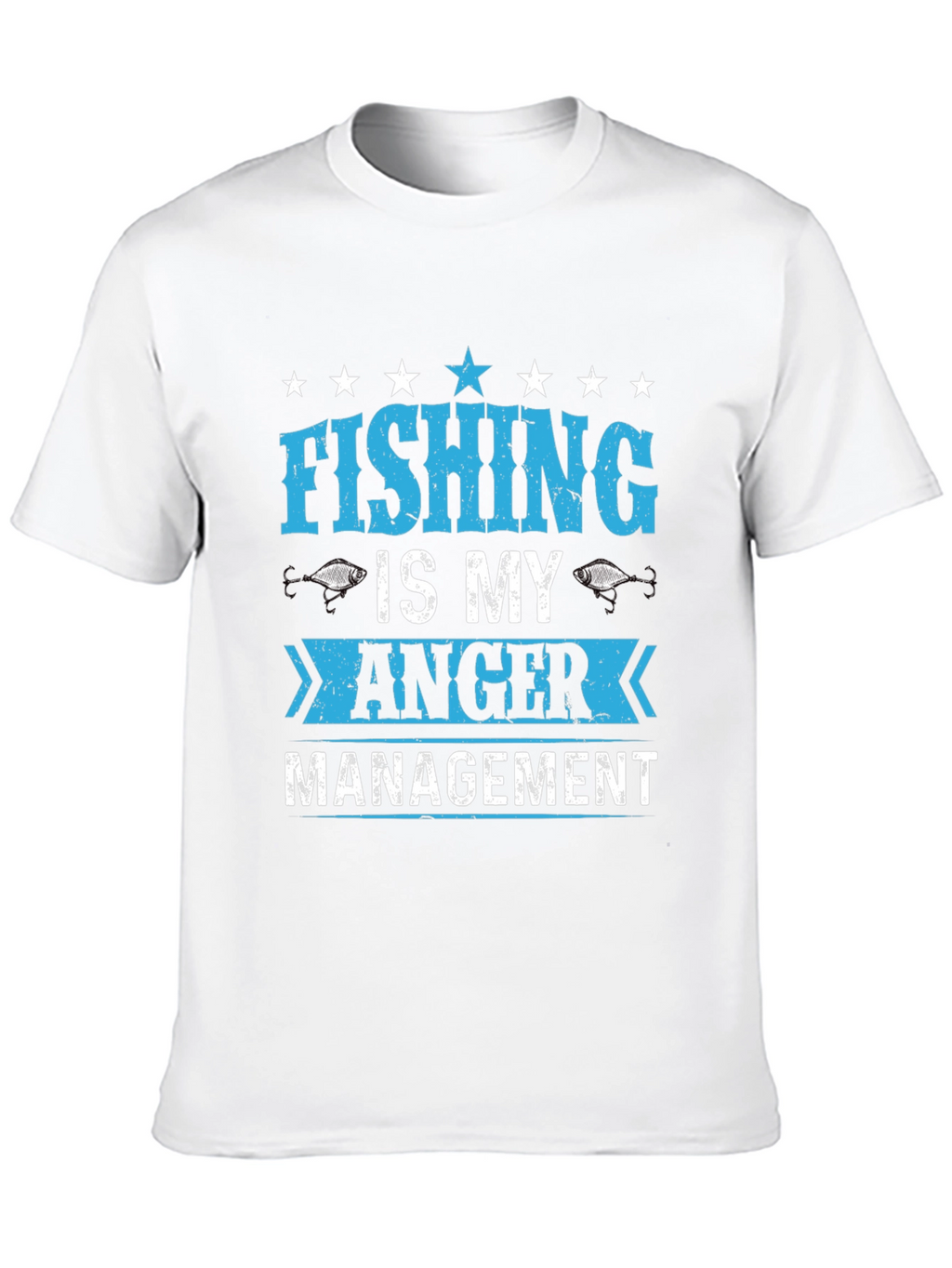 Fishing Is My Anger Management Graphic T-Shirt