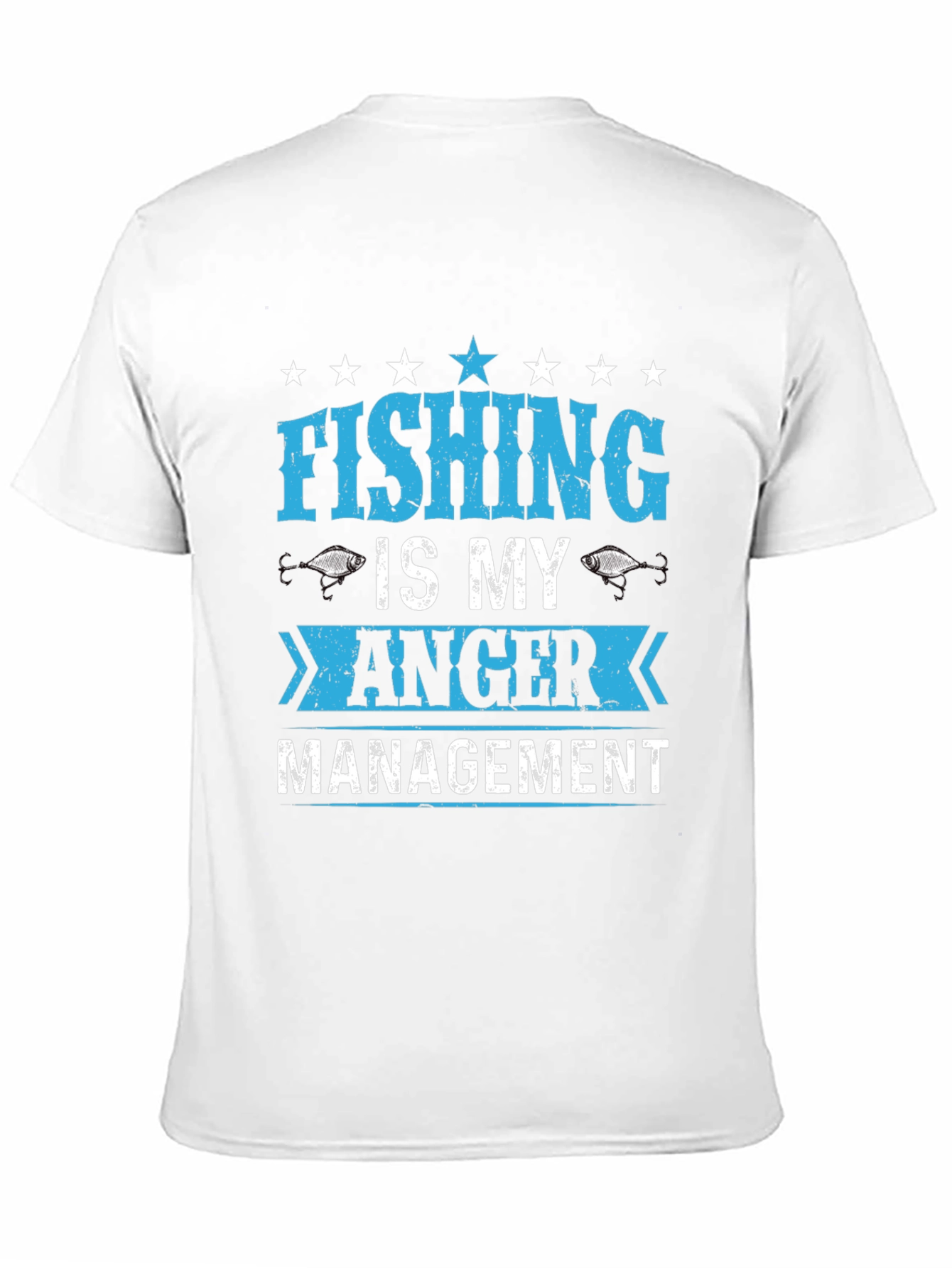 Fishing Is My Anger Management Graphic T-Shirt