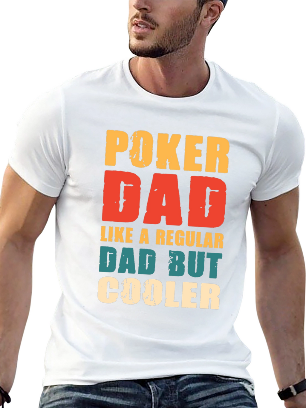 Poker Dad T-Shirt - Cooler Dad Gift