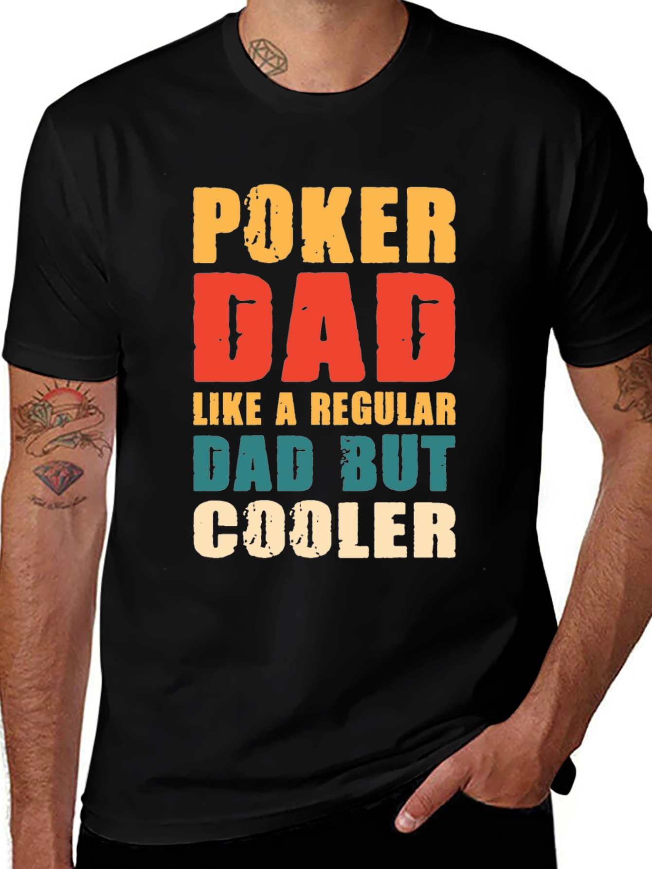Poker Dad T-Shirt - Cooler Dad Gift