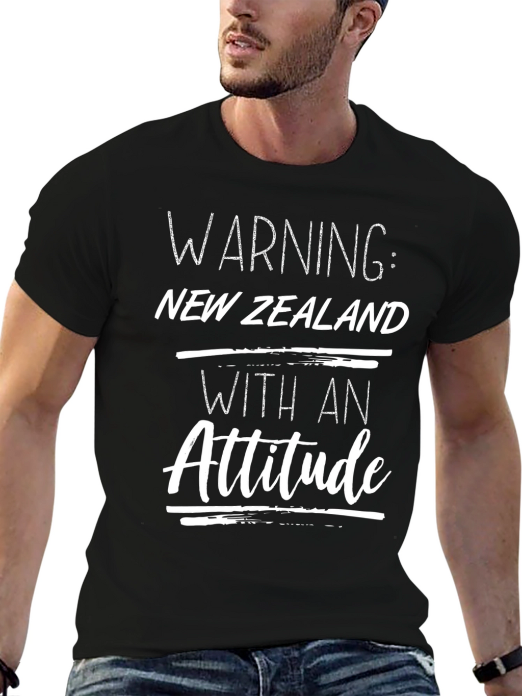 Warning: New Zealand with an Attitude T-Shirt