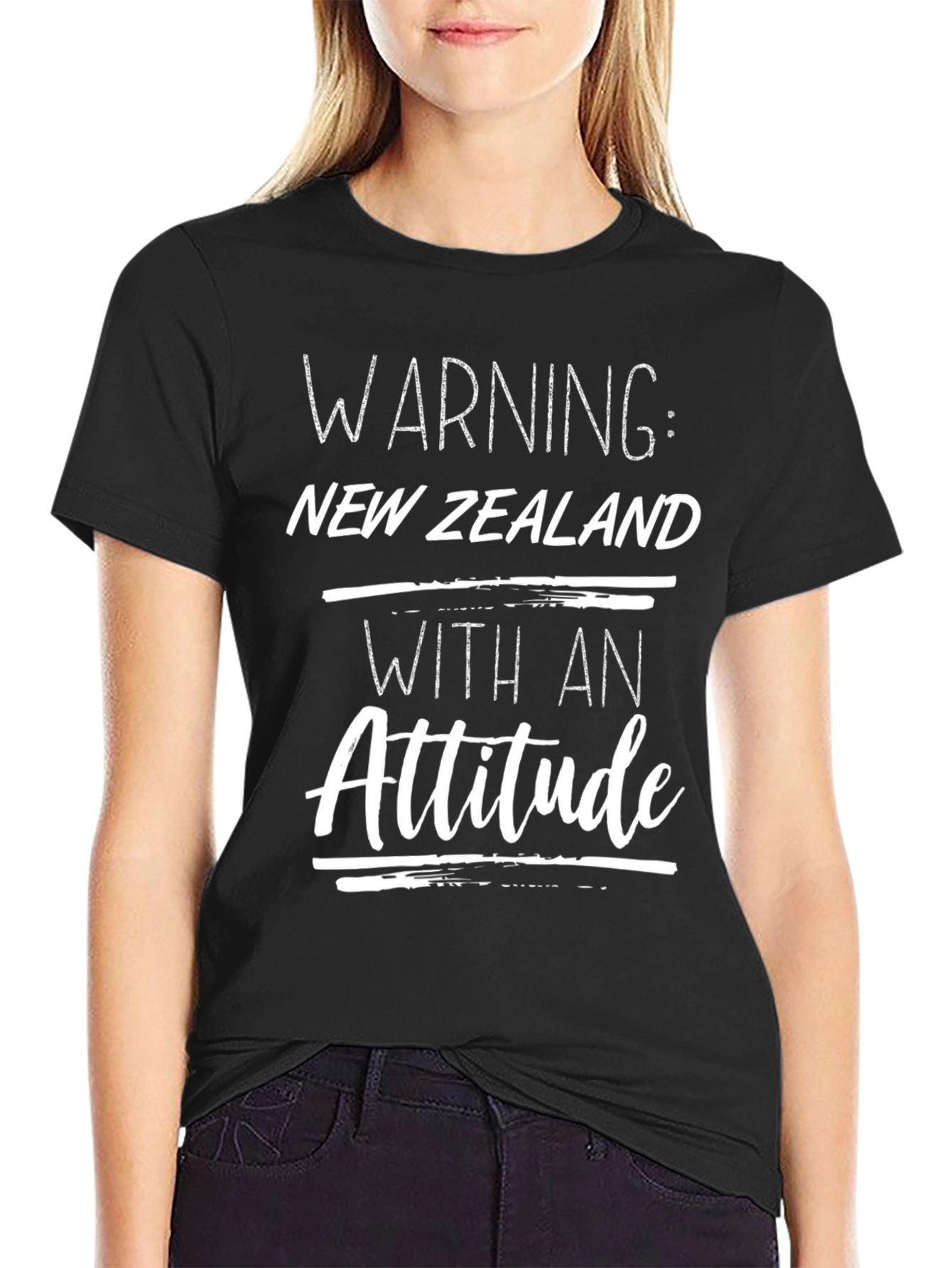 Warning: New Zealand with an Attitude T-Shirt