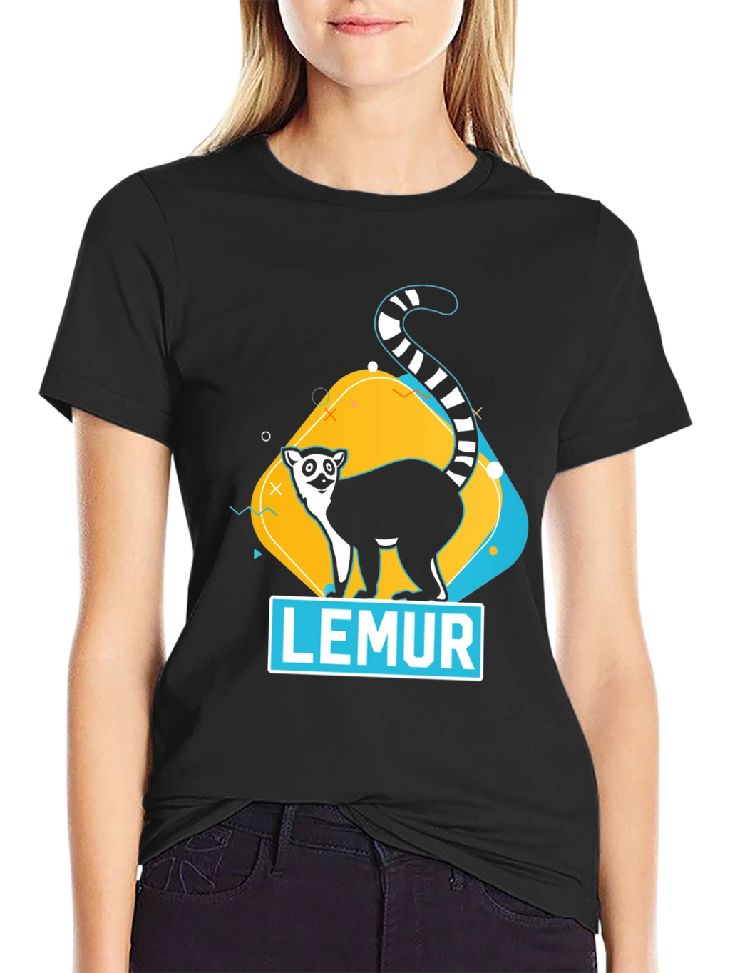 Lemur Graphic T-Shirt - Unisex Soft Cotton Tee