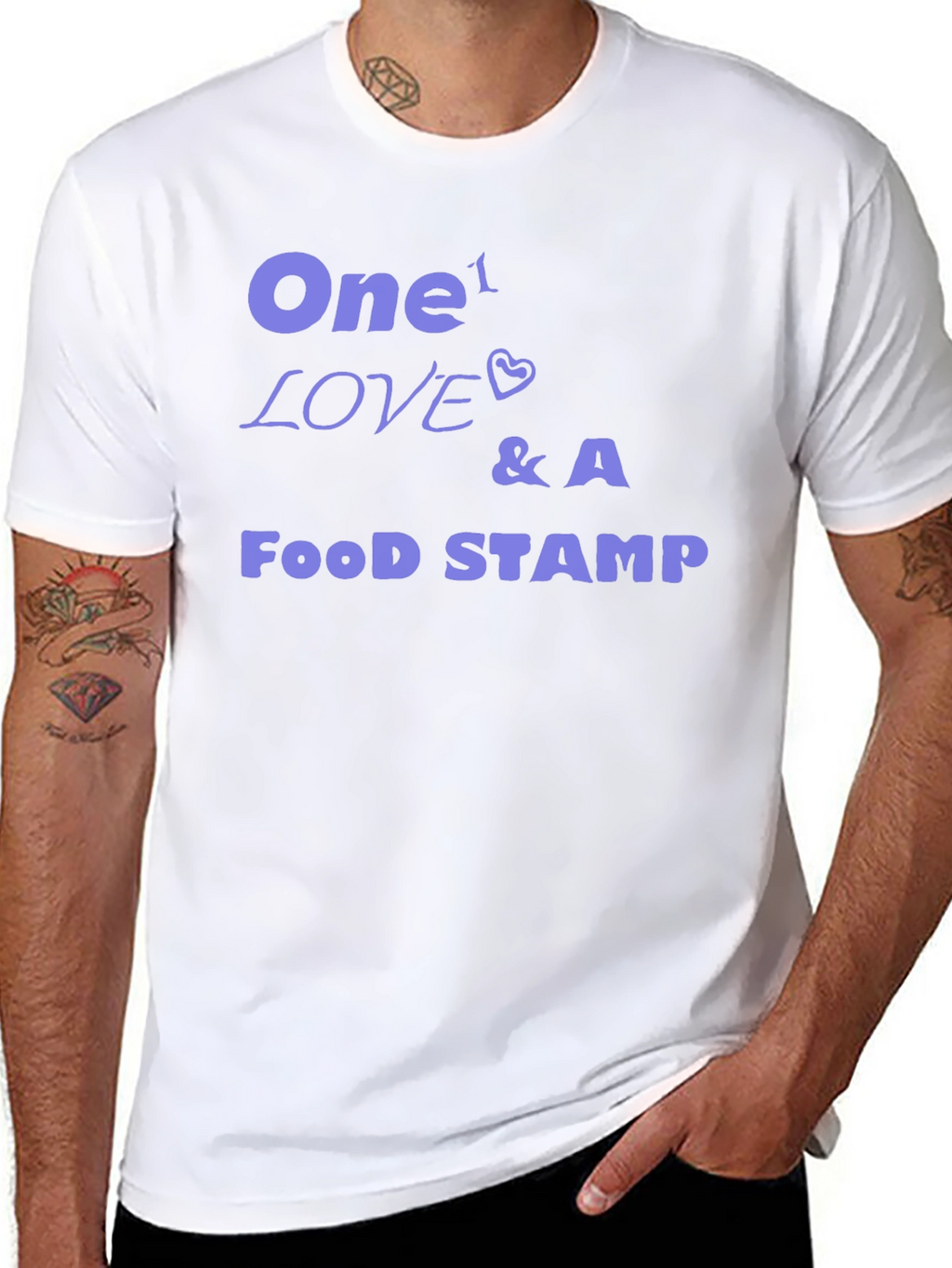 One Love & A Food Stamp Graphic Tee