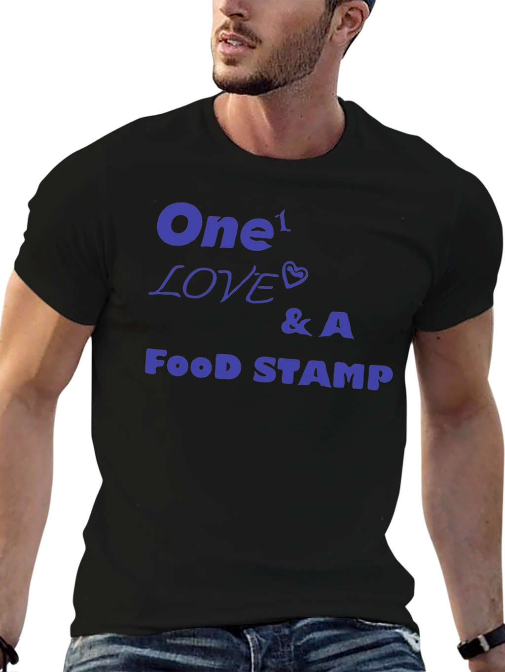 One Love & A Food Stamp Graphic Tee