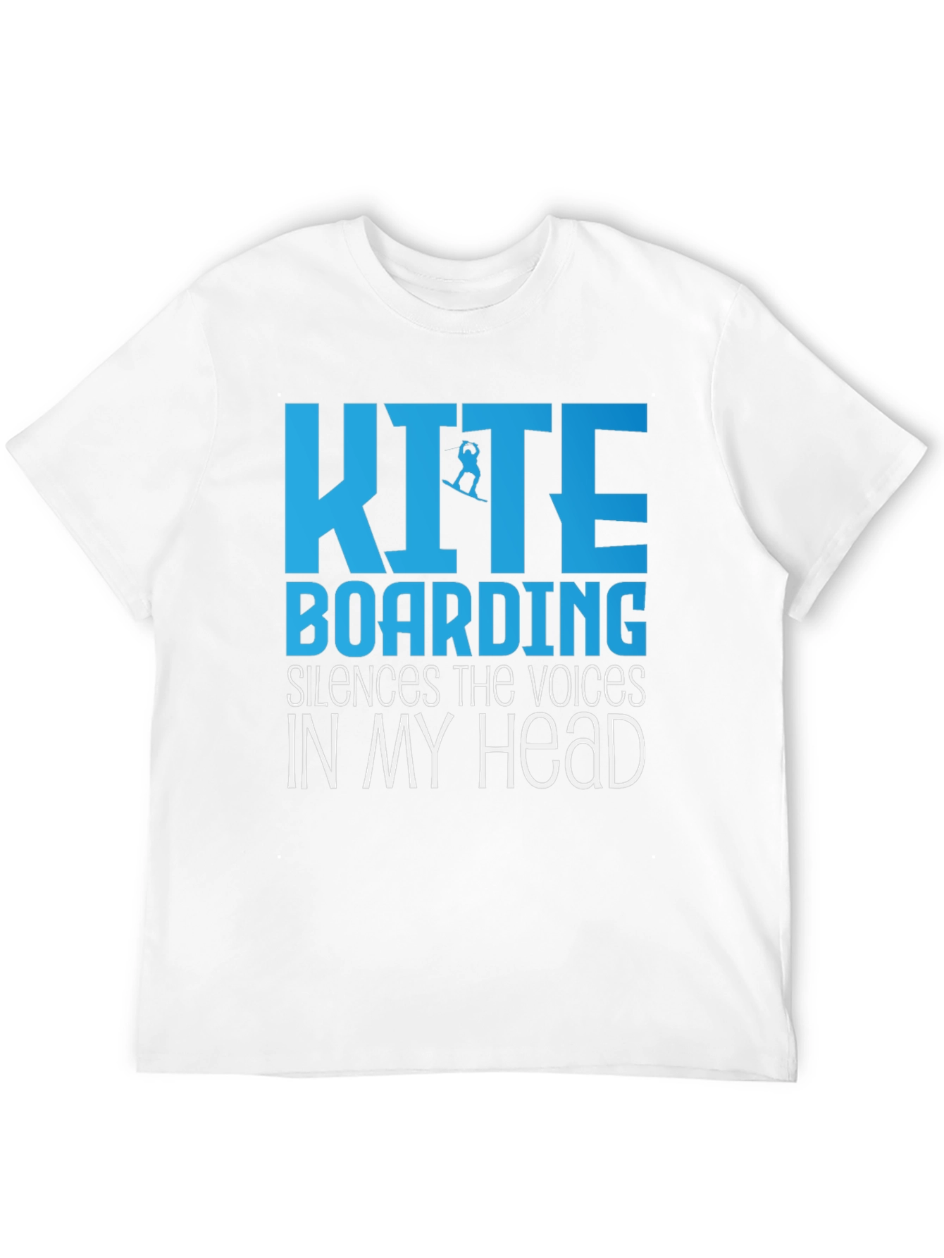 Kiteboarding Silences the Voices T-Shirt