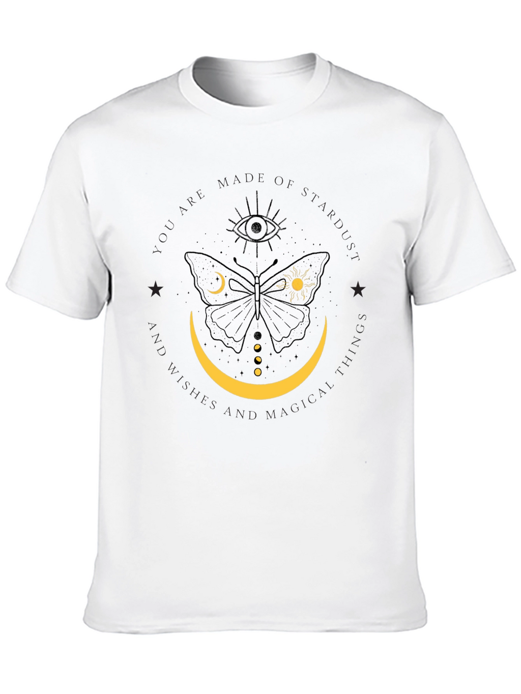 Mystic Moon Butterfly Graphic Tee