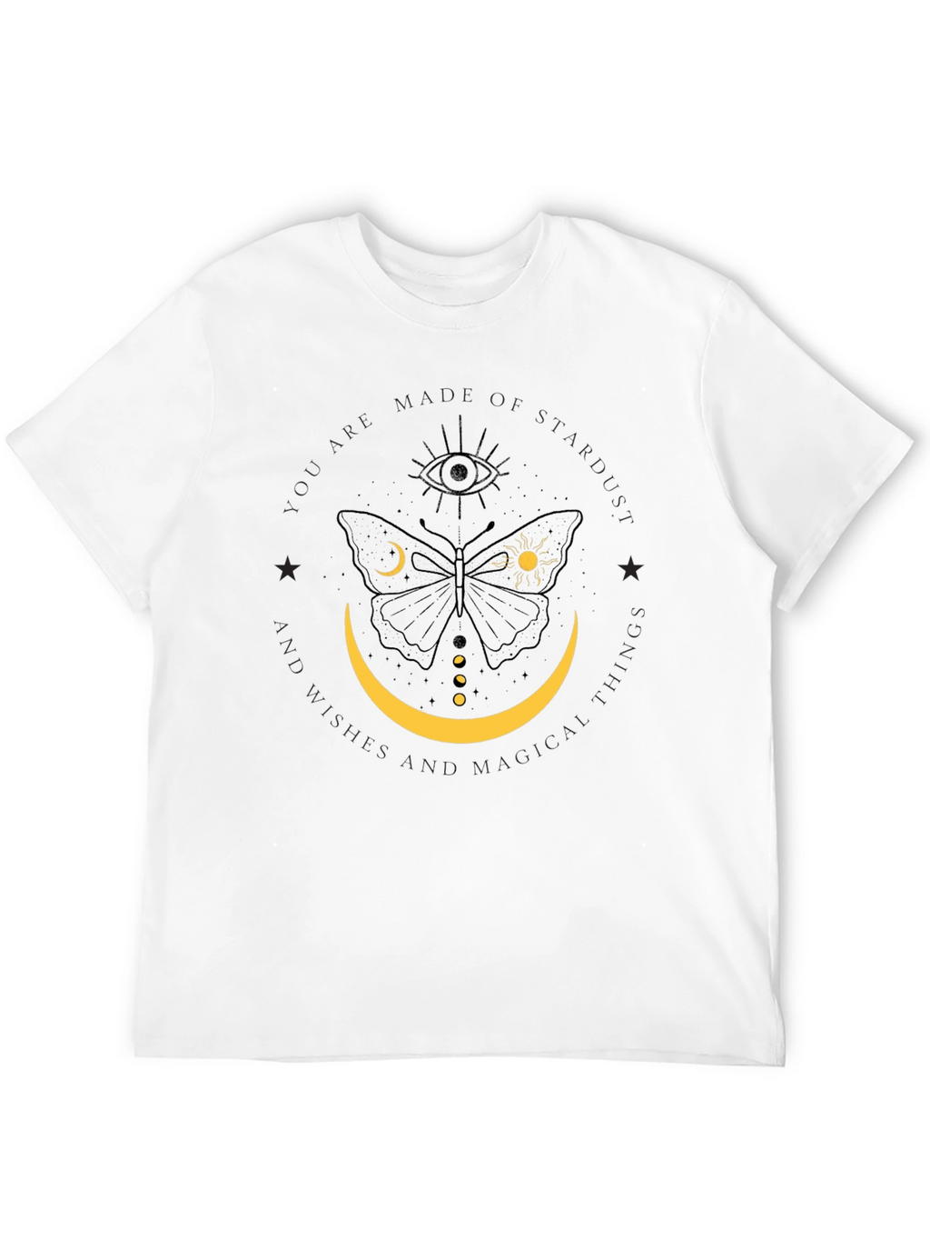 Mystic Moon Butterfly Graphic Tee