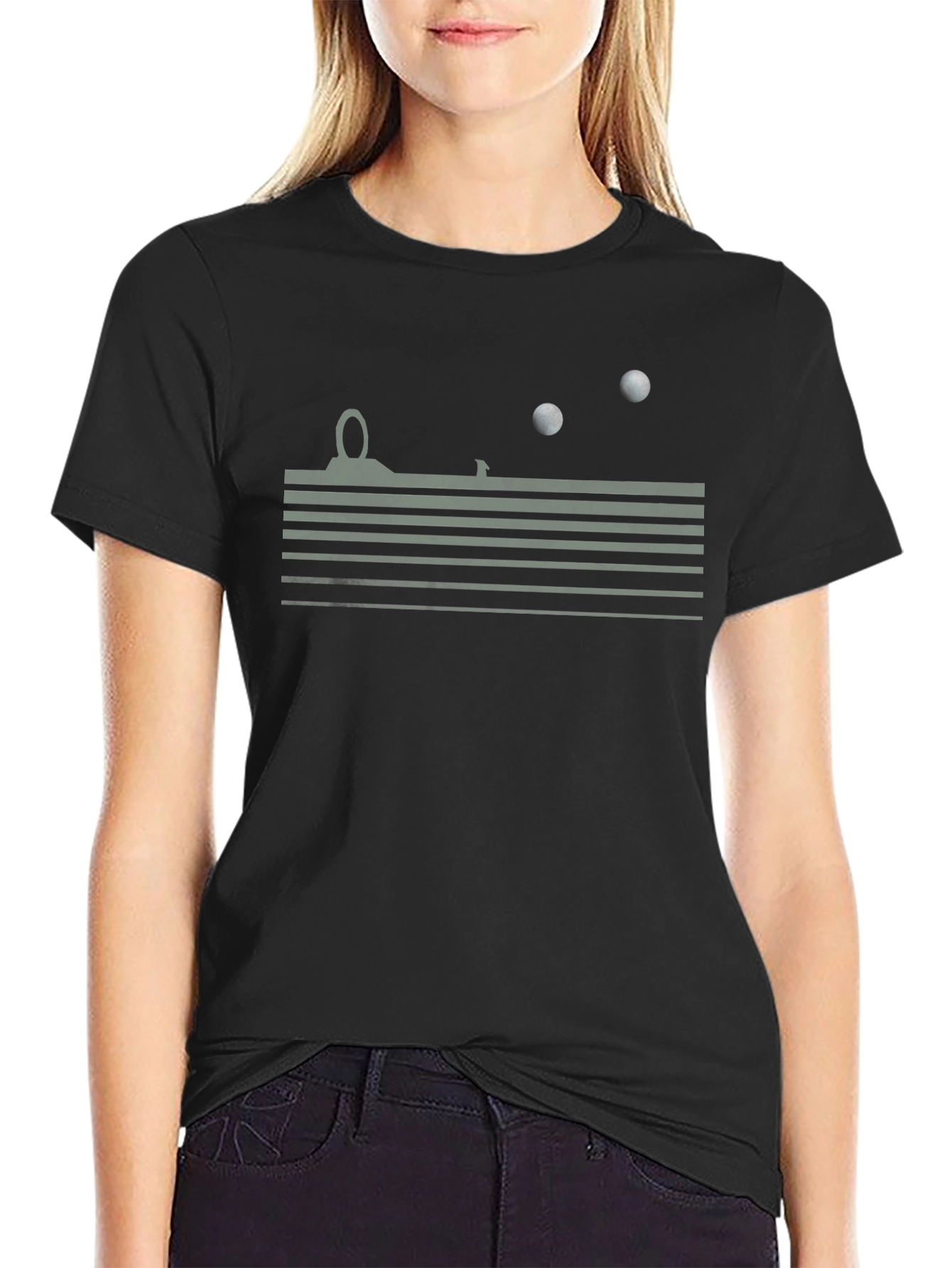 Tatooine Graphic T-Shirt - Mens Black Tee