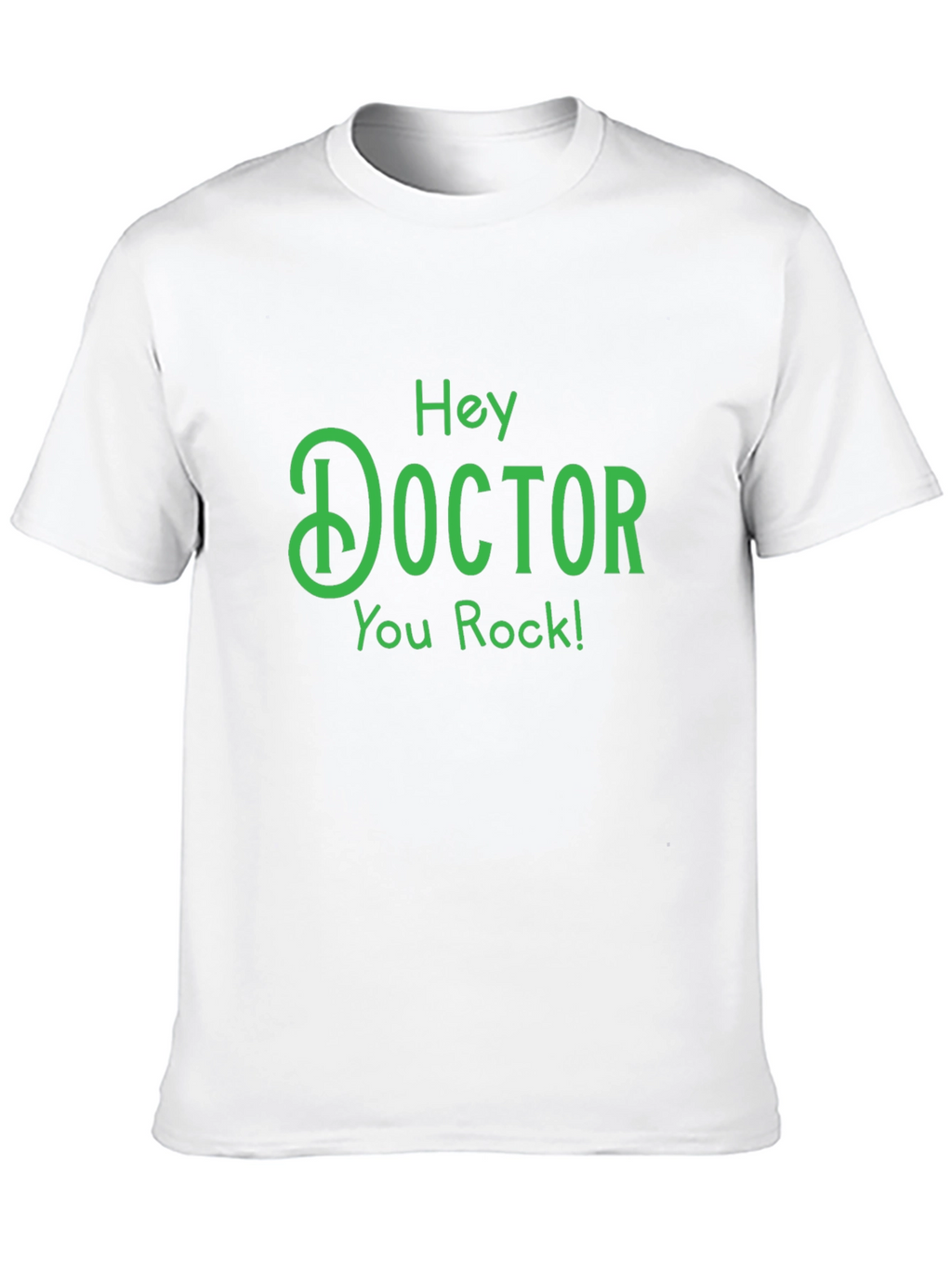 Hey Doctor You Rock! Graphic Tee - Black