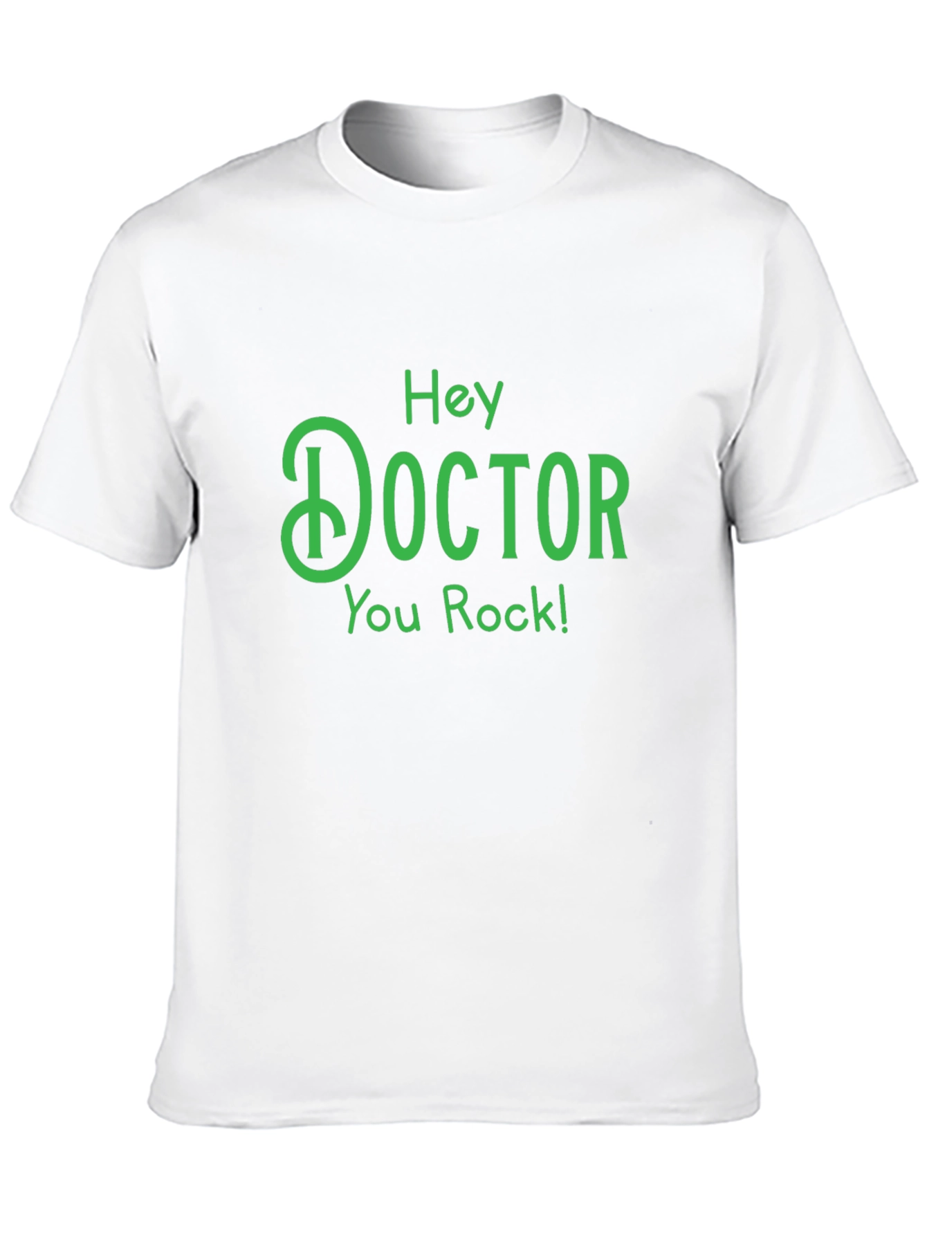 Hey Doctor You Rock! Graphic Tee - Black