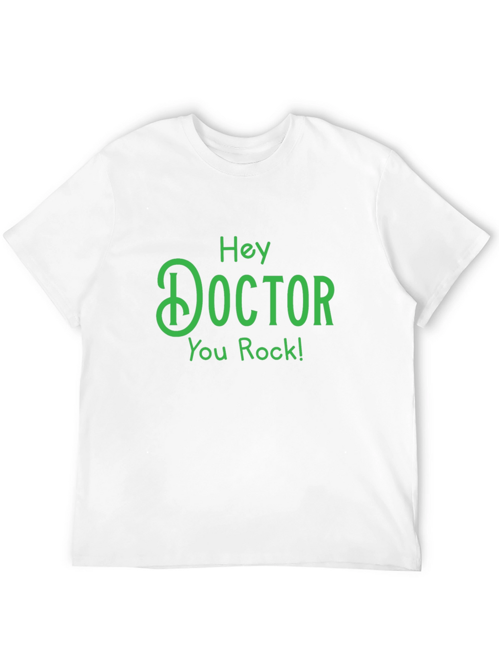 Hey Doctor You Rock! Graphic Tee - Black