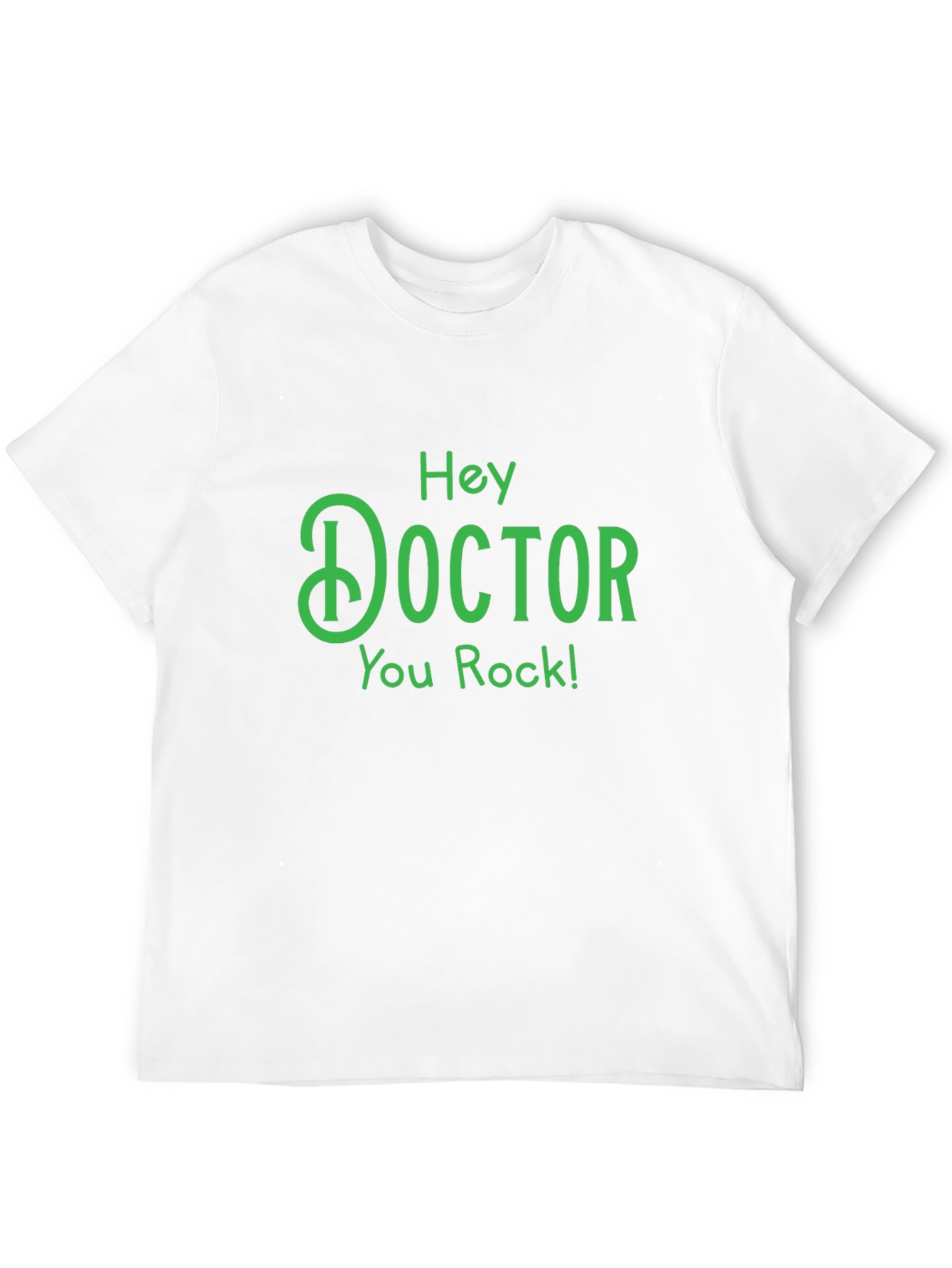 Hey Doctor You Rock! Graphic Tee - Black