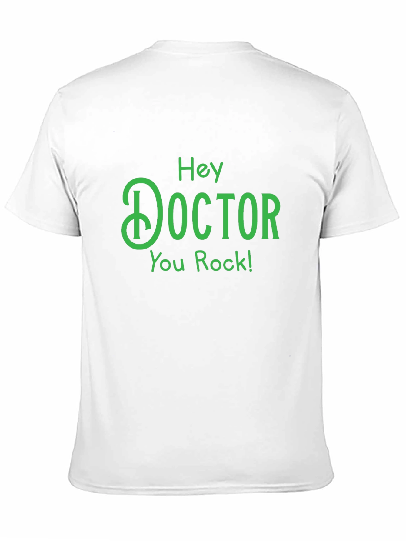 Hey Doctor You Rock! Graphic Tee - Black