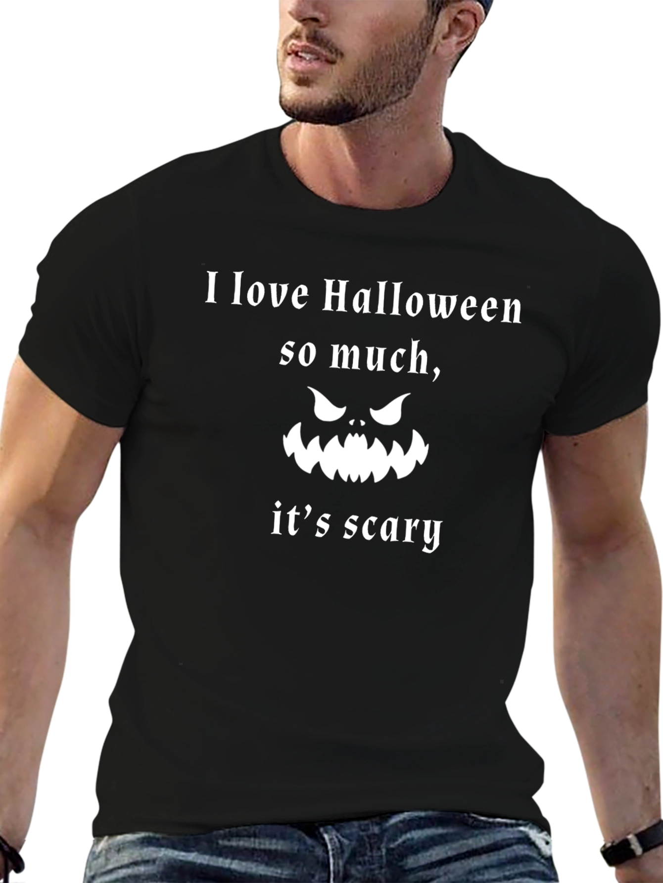 Halloween Graphic T-Shirt - I Love Halloween