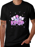 KPOP Graphic Tee - Stylish Music Fan Apparel