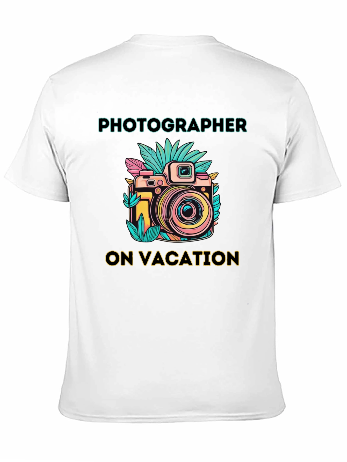 Photographer On Vacation Graphic T-Shirt