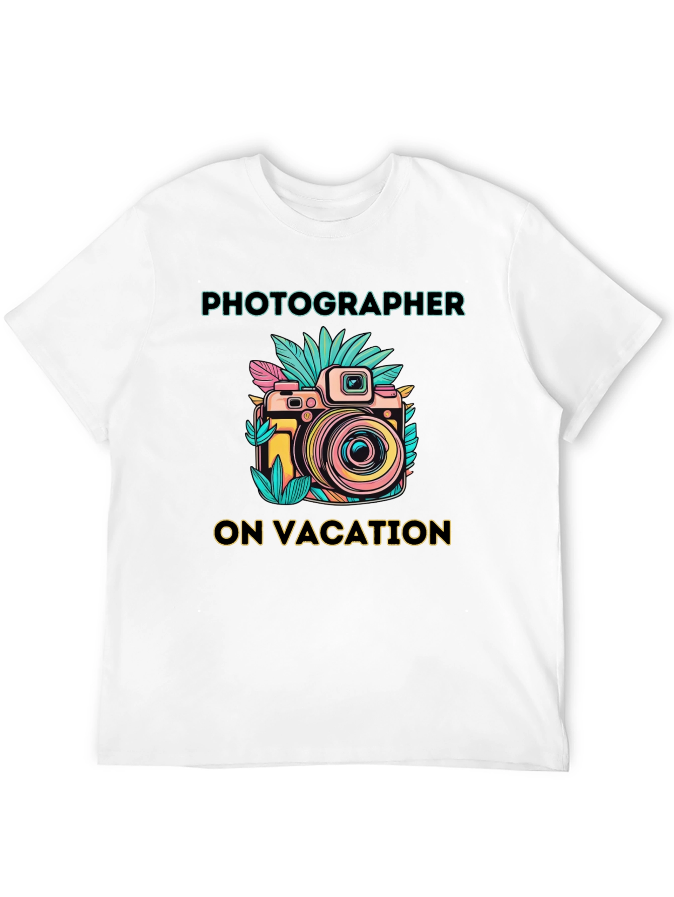 Photographer On Vacation Graphic T-Shirt