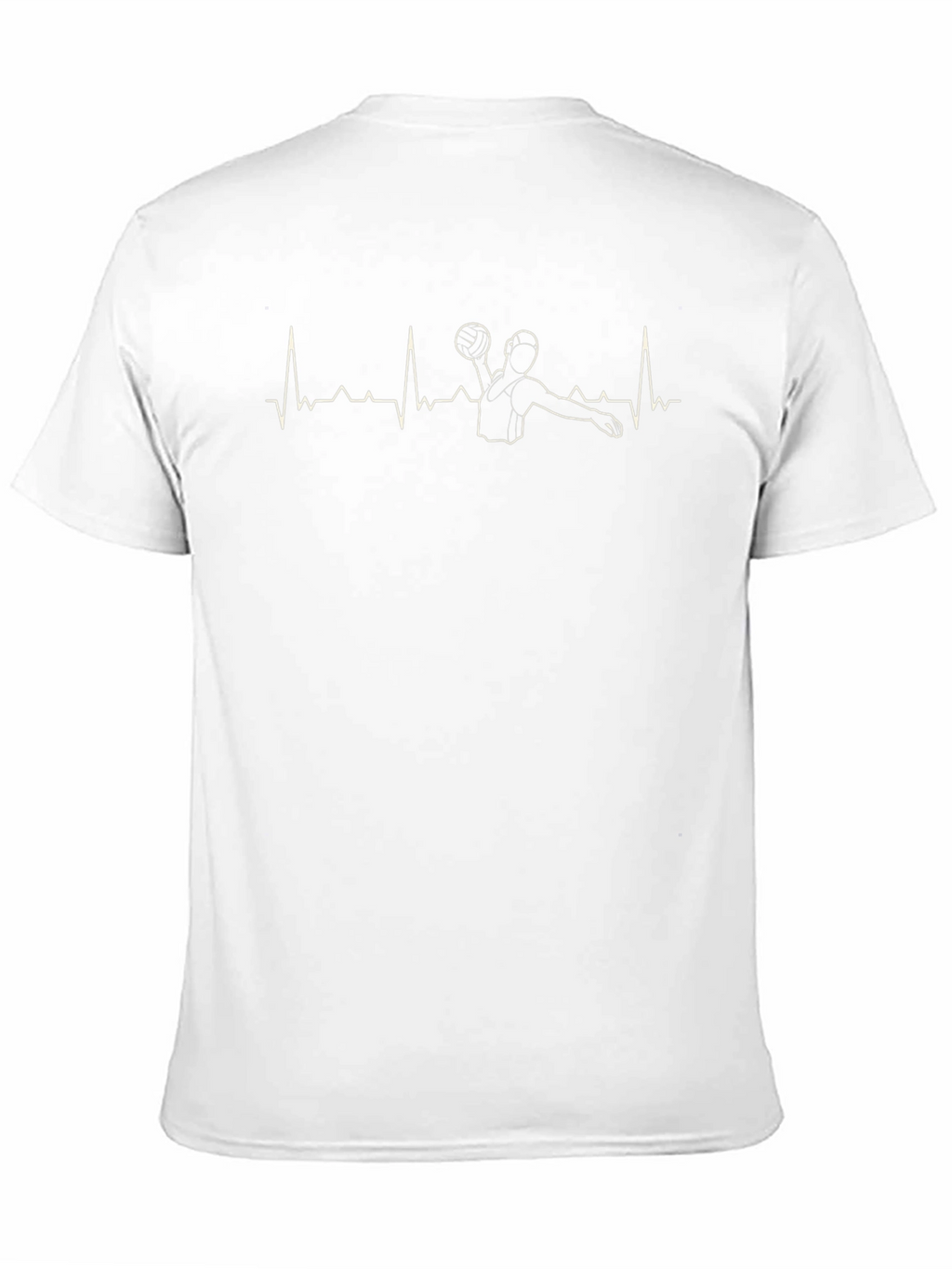 Water Polo Heartbeat T-Shirt - Athlete Design