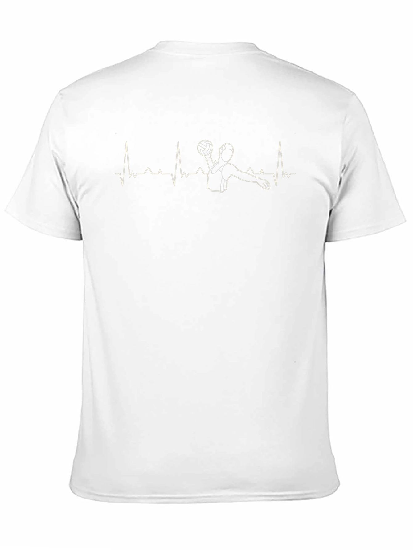 Water Polo Heartbeat T-Shirt - Athlete Design