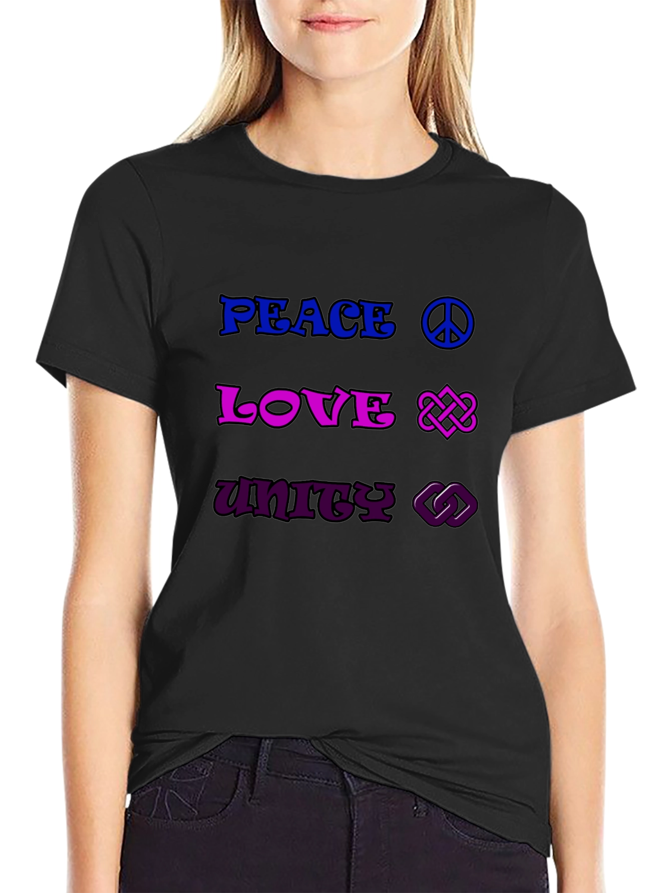 Peace Love Unity Graphic Tee