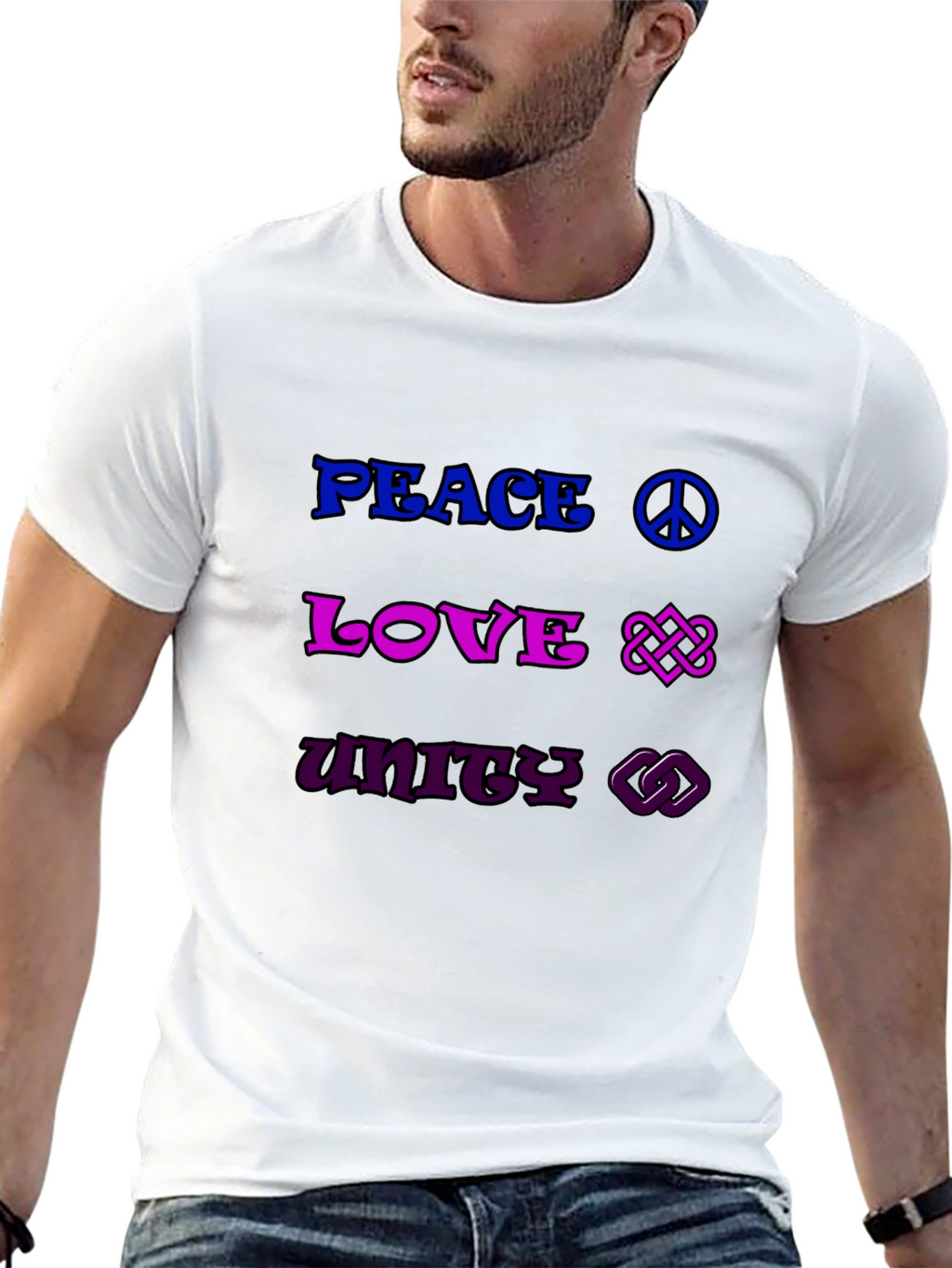 Peace Love Unity Graphic Tee