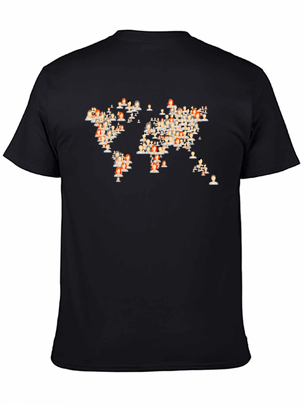 Global Community Black Graphic T-Shirt
