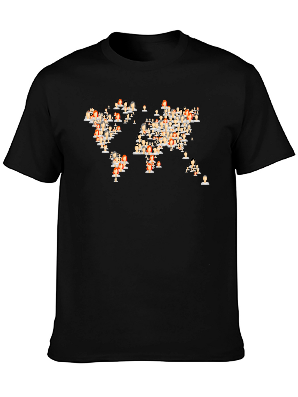 Global Community Black Graphic T-Shirt