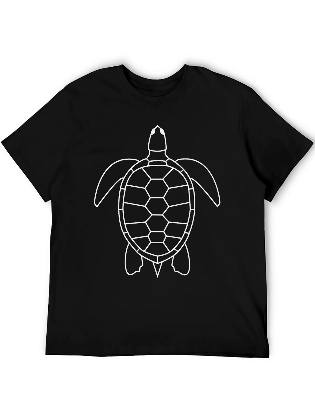 Sea Turtle Graphic T-Shirt - Black
