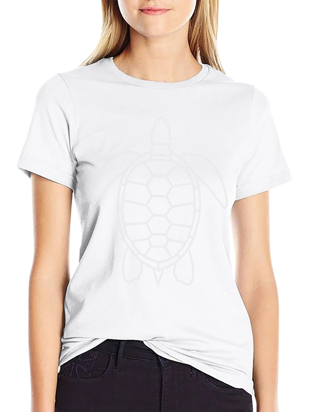 Sea Turtle Graphic T-Shirt - Black