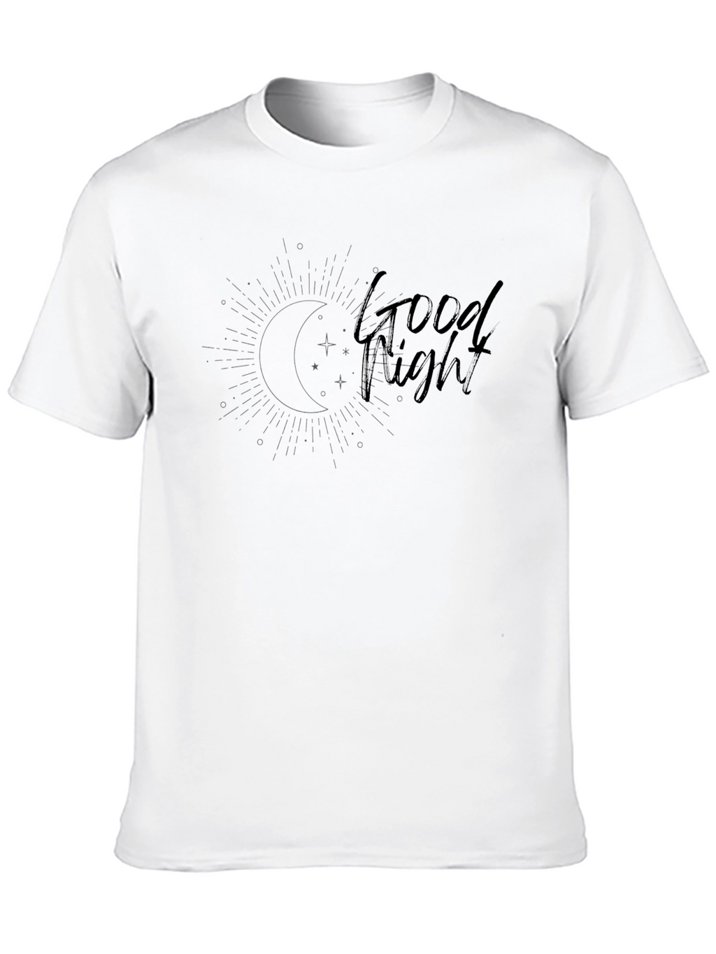 Good Night Moon & Stars Graphic T-Shirt