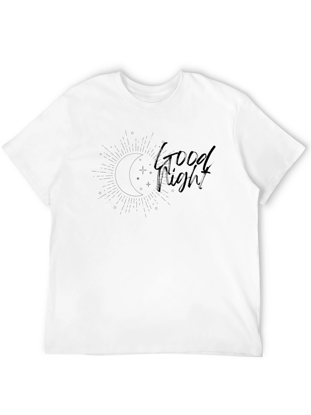 Good Night Moon & Stars Graphic T-Shirt