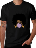 Afro Bubble Gum Pop Art T-Shirt