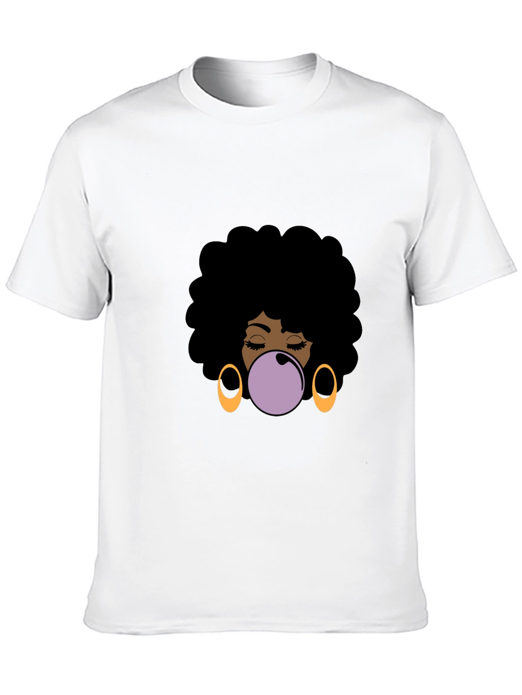 Afro Bubble Gum Pop Art T-Shirt