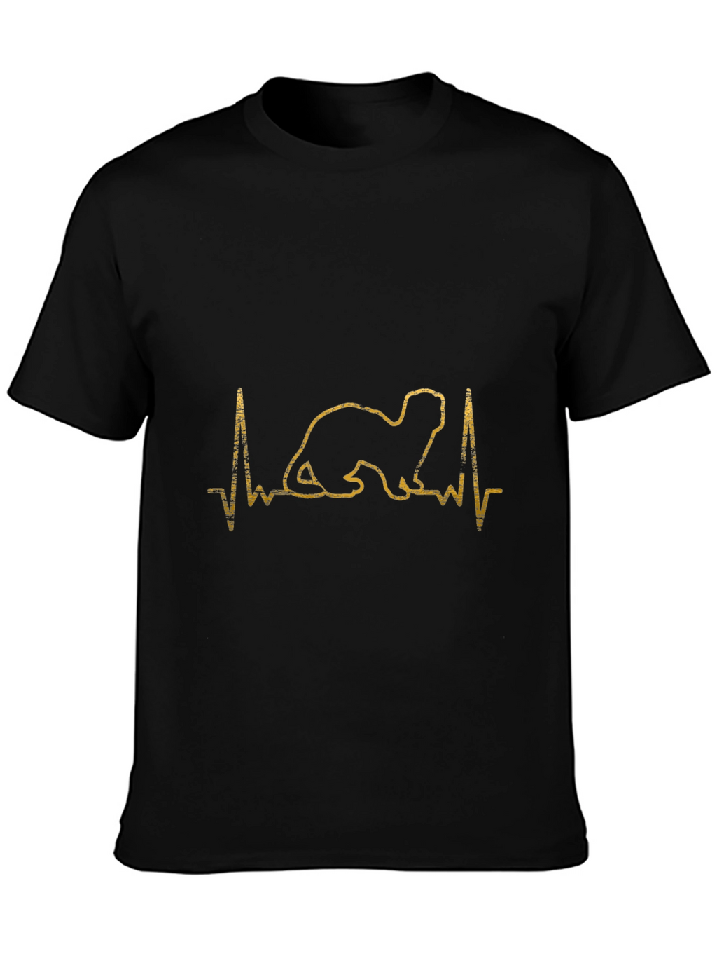 Ferret Heartbeat T-Shirt - Pet Lover Tee