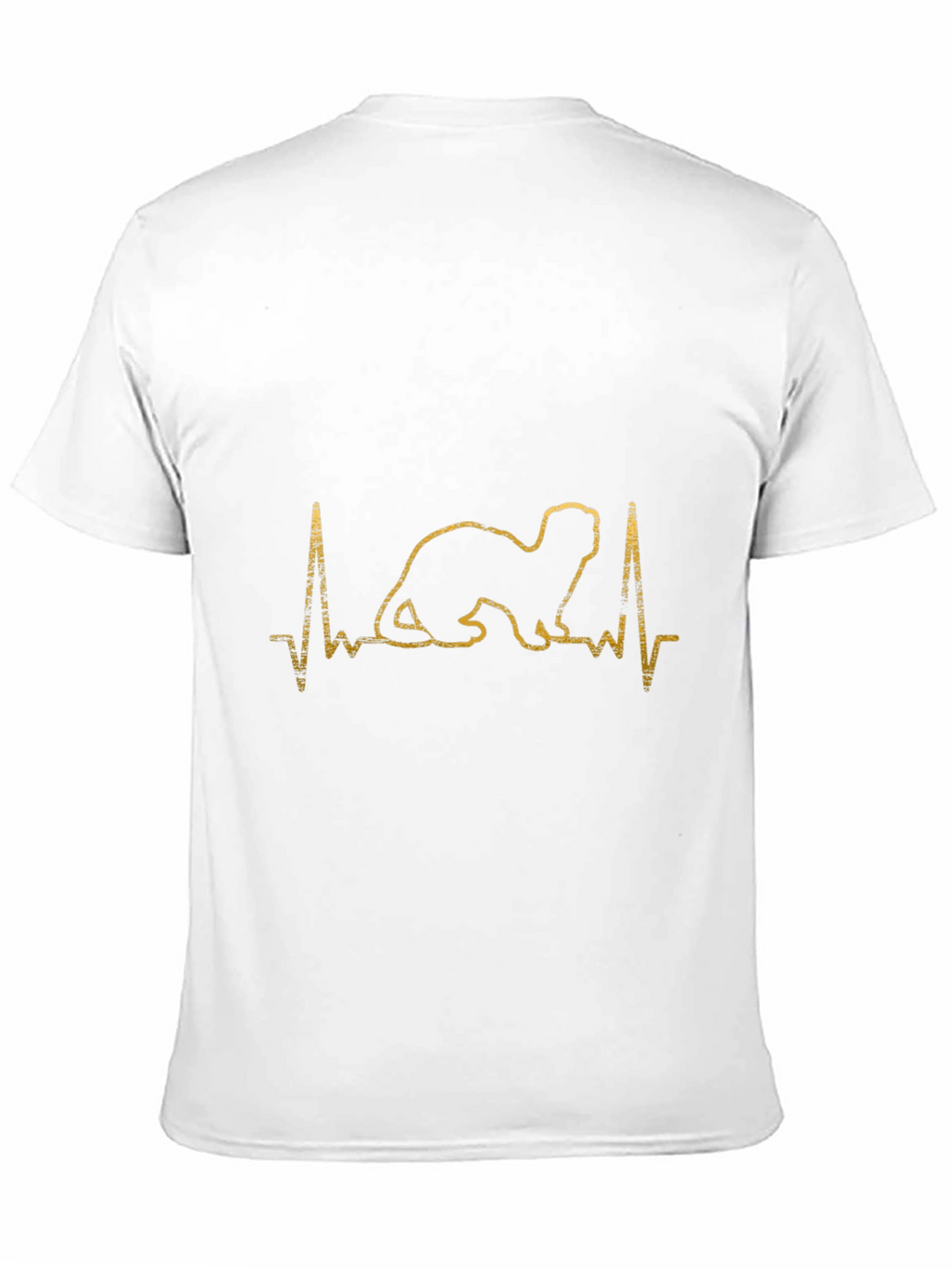 Ferret Heartbeat T-Shirt - Pet Lover Tee