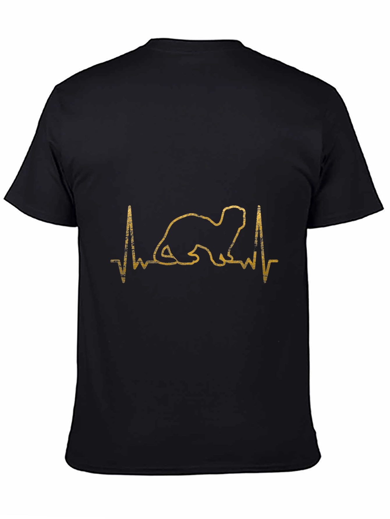 Ferret Heartbeat T-Shirt - Pet Lover Tee