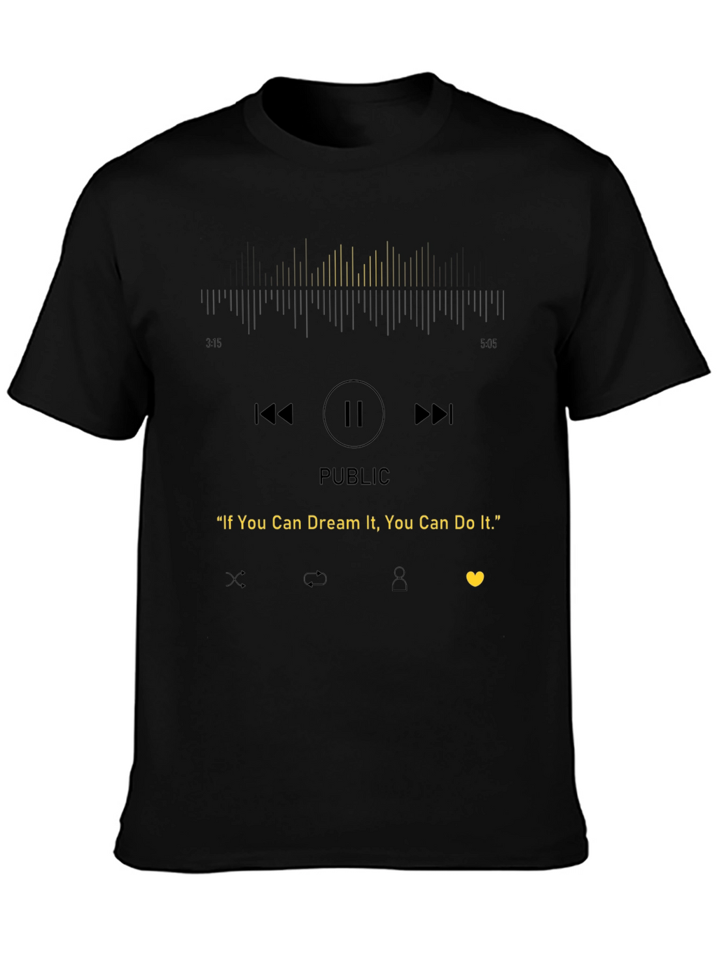 Motivational Public Album T-Shirt