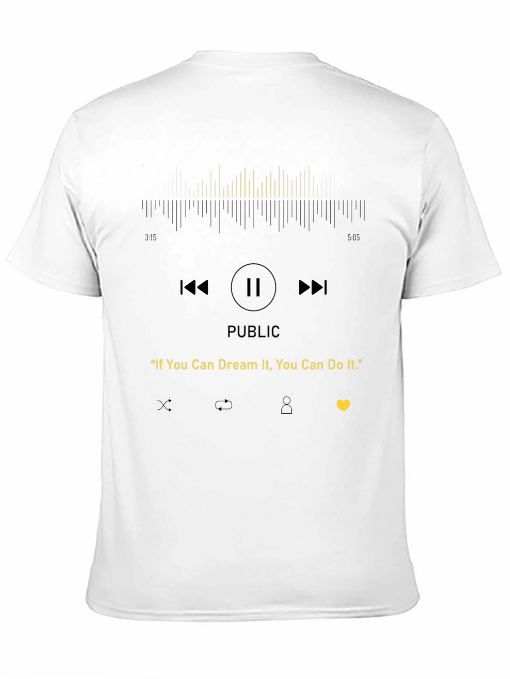 Motivational Public Album T-Shirt