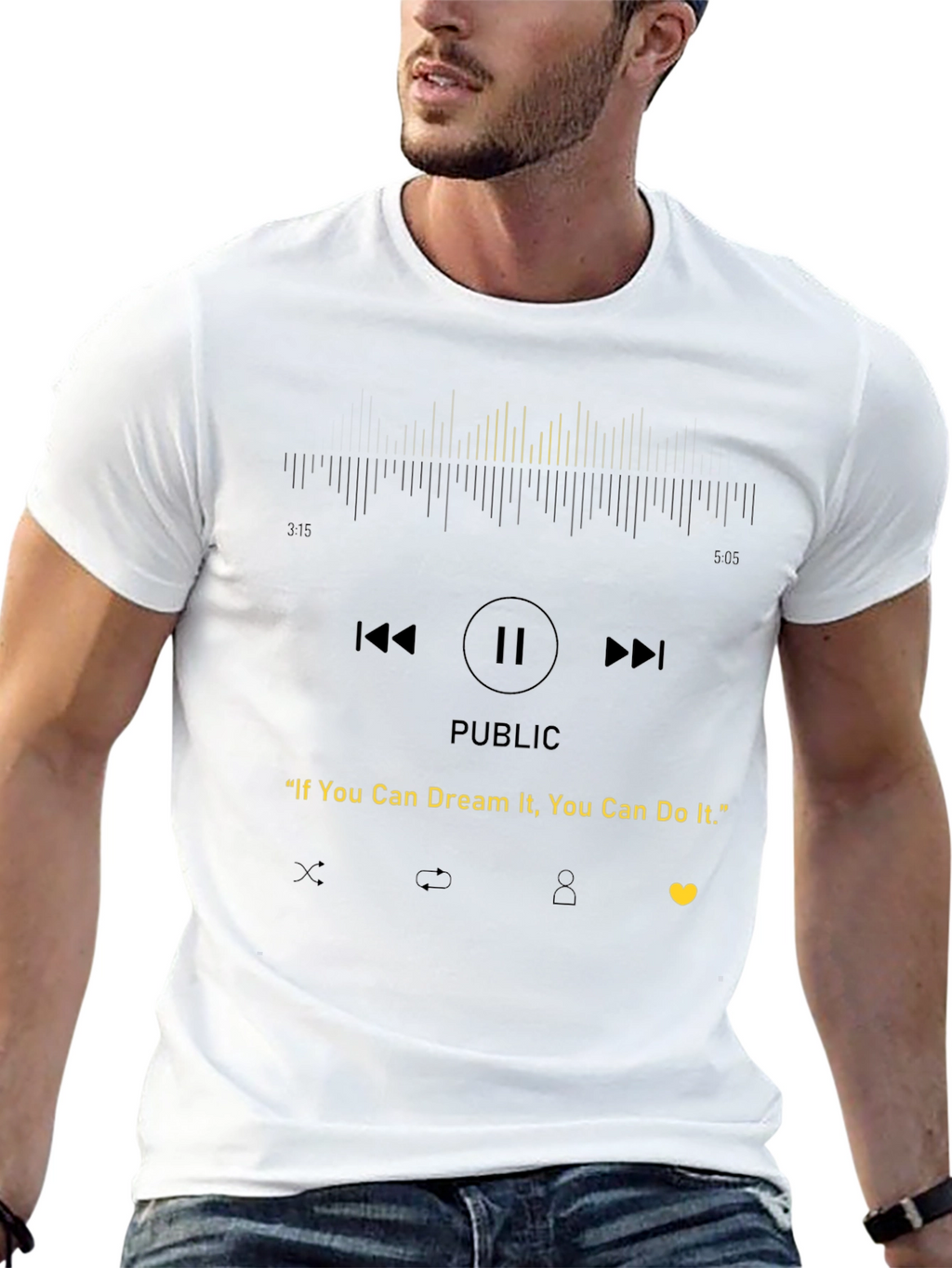 Motivational Public Album T-Shirt