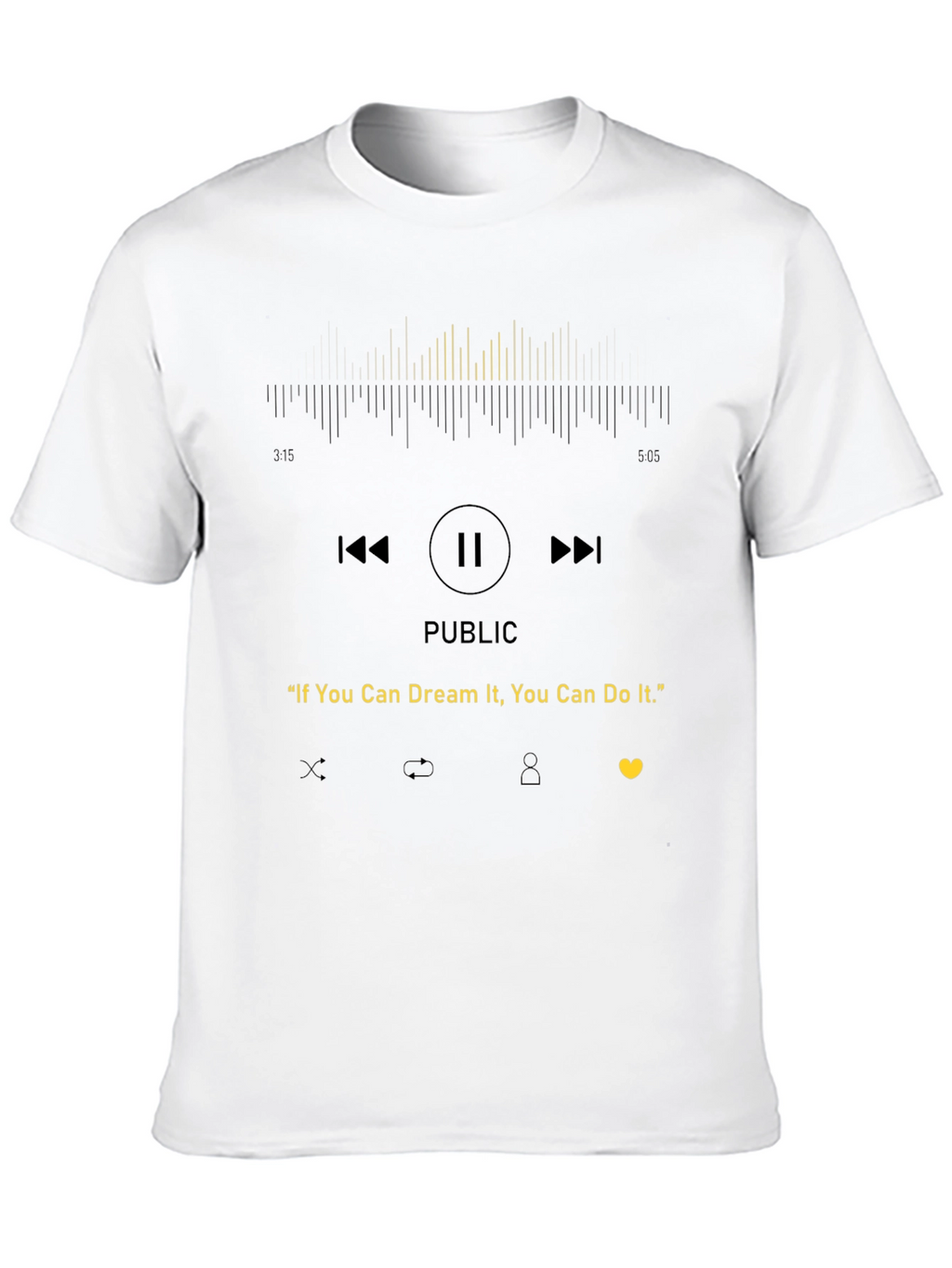 Motivational Public Album T-Shirt