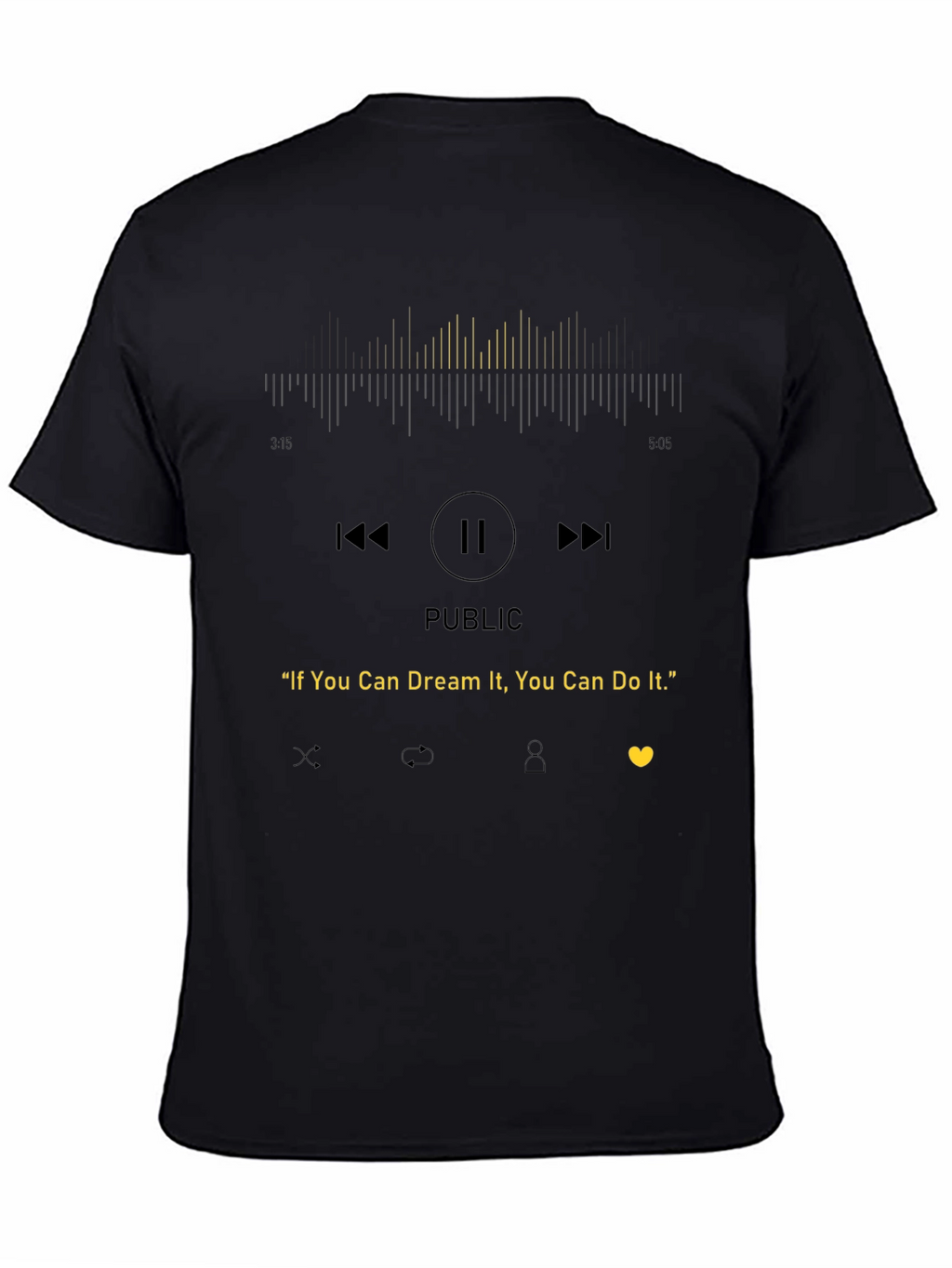 Motivational Public Album T-Shirt