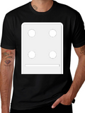 Dice Face Graphic Tee - Novelty T-Shirt