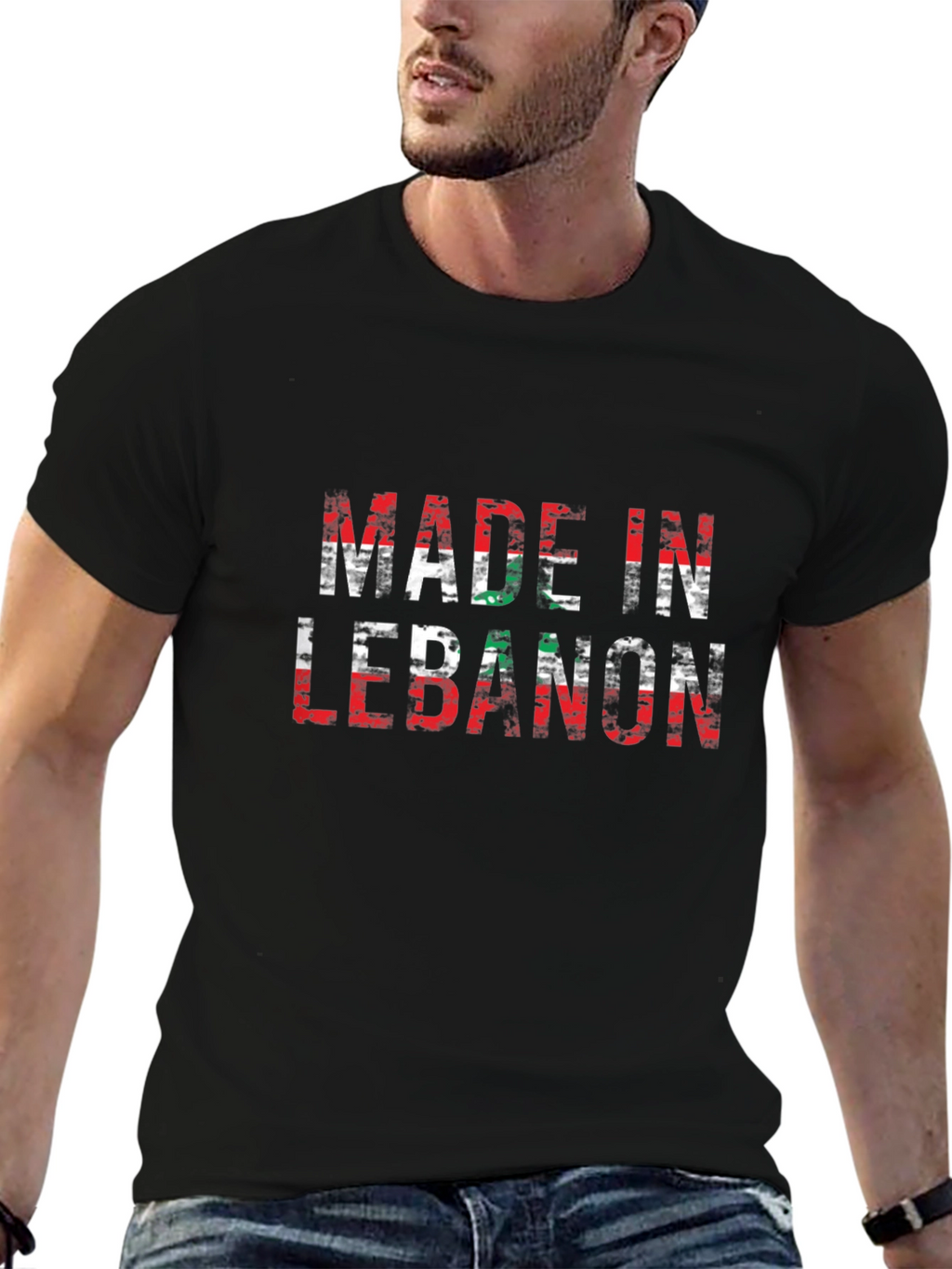 Made in Lebanon Flag T-Shirt