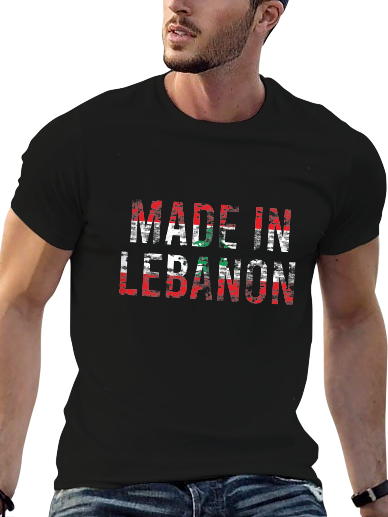 Made in Lebanon Flag T-Shirt