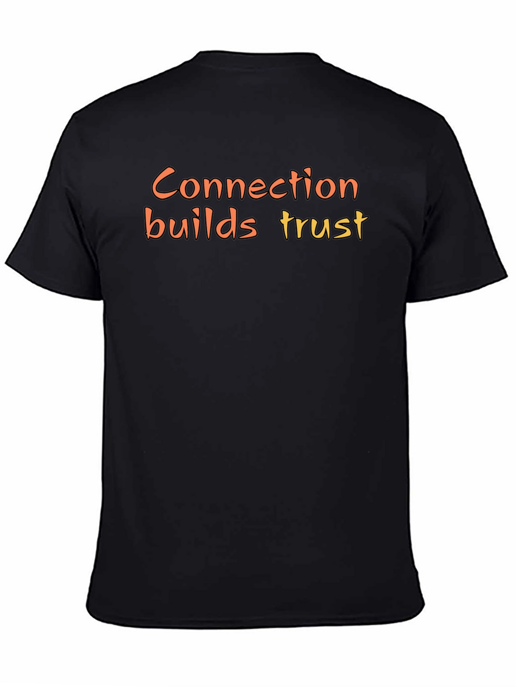 Connection Builds Trust Graphic Tee - Black