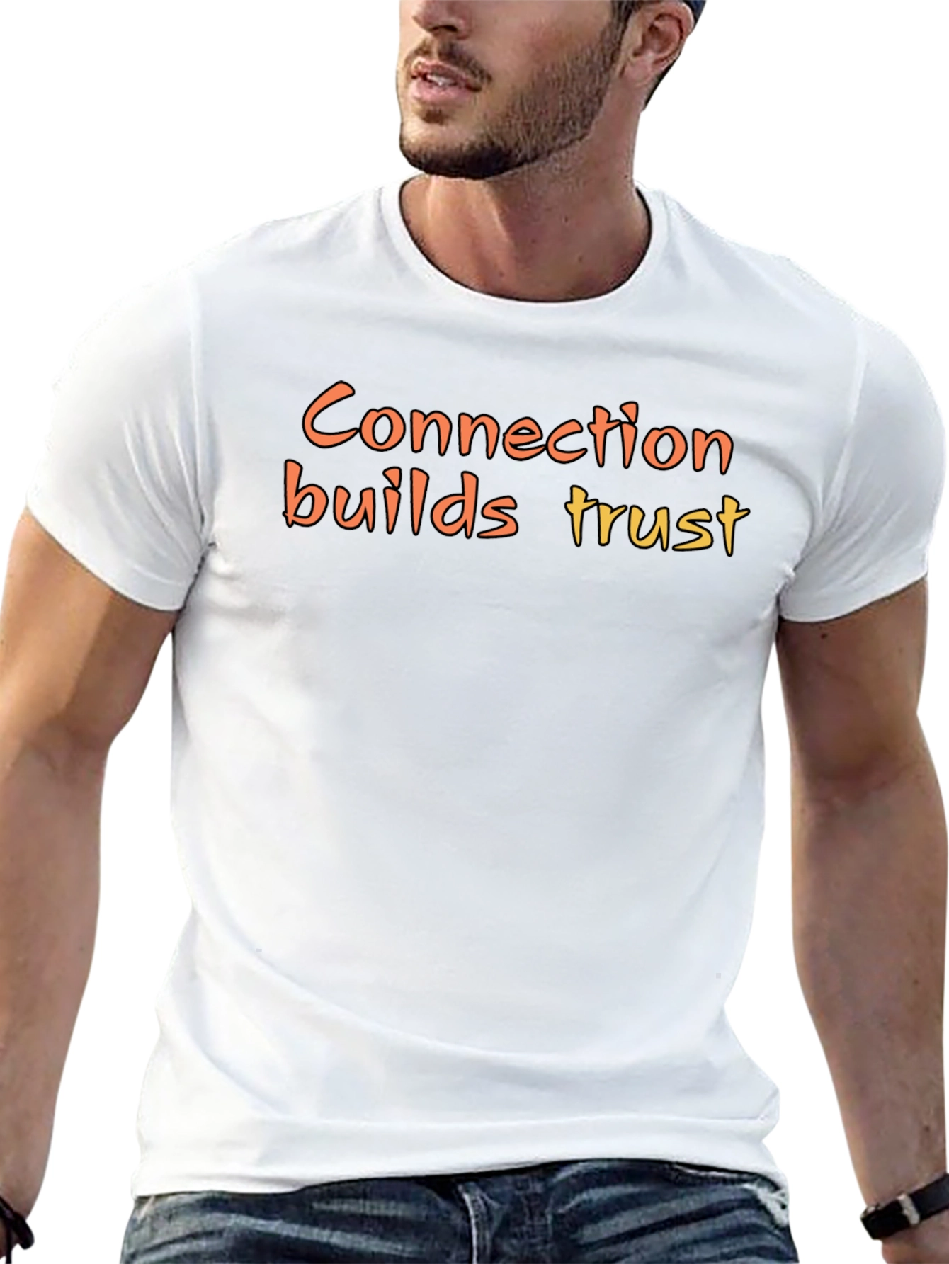 Connection Builds Trust Graphic Tee - Black