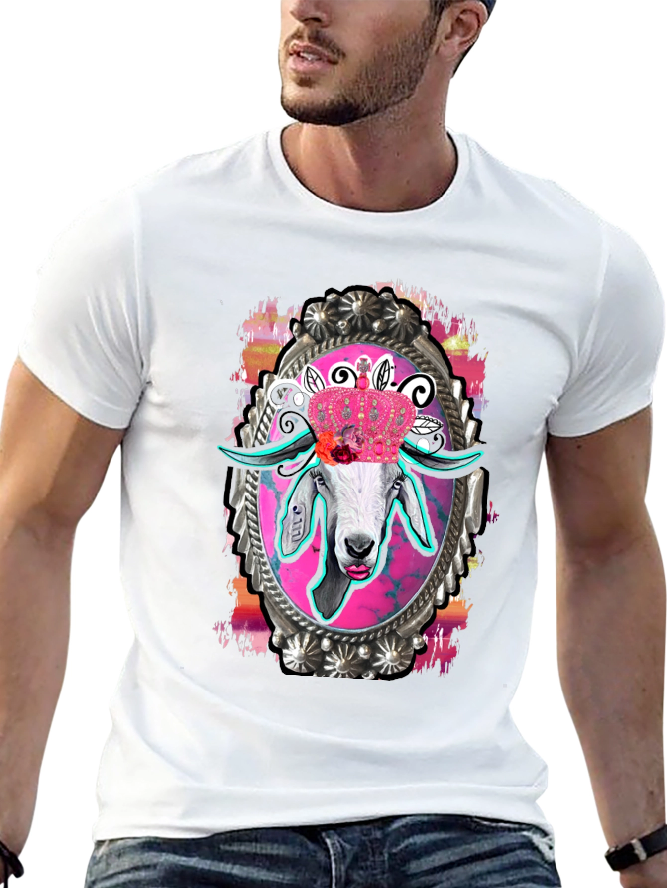 Goat Queen T-Shirt - Unique Graphic Tee